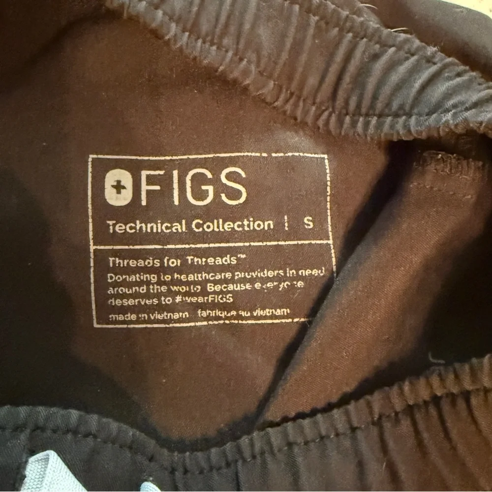 FIGS - Technical Collection Men's Tansen Jogger Scrub Pants Black Small GUC